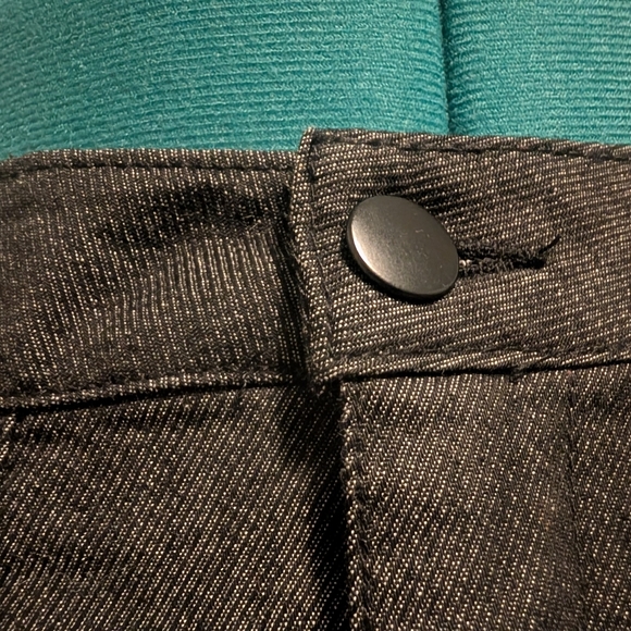 Dolls Kill Darker Wavs Denim Miniskirt with Chains and Denim Leg Warmers - Picture 6 of 11